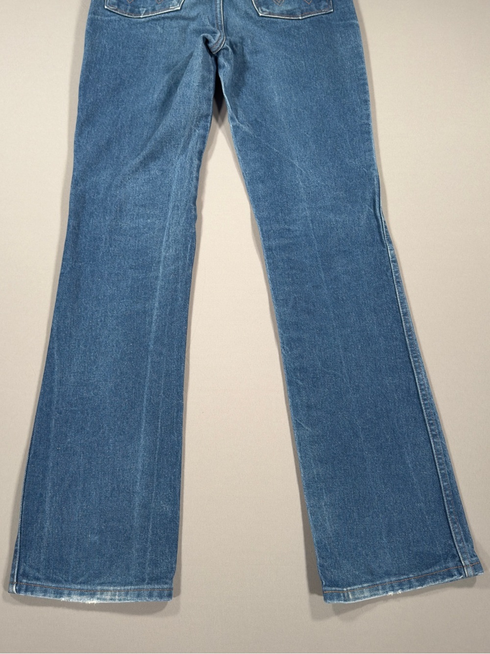 Vintage Wrangler 935NAV Cowboy Cut 31x36 (Fits 30x35) Slim Bootcut Denim Jeans - Picture 7 of 13